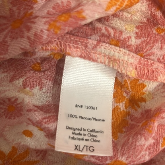 L*space Pfeiffer Floral Wrap Mini Dress Coverup - Picture 7 of 7